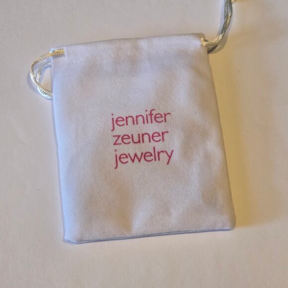 Jennifer Zeuner 14K Gold Vermeil Hamilton Necklace Solid Chain Minimalist - Picture 2 of 6